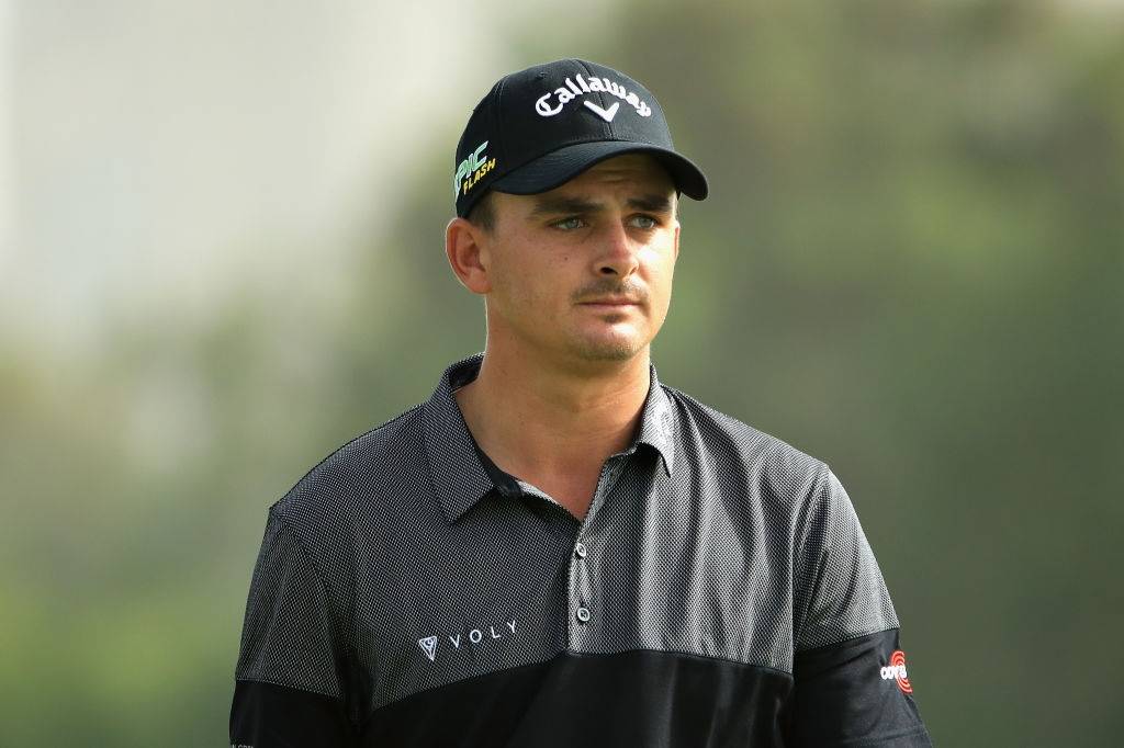 Christiaan Bezuidenhout during a practice round